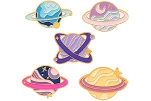 KAWADU Space Star Planet Enamel Pins Explore Space Universe Planet Brooches On Clothes Badge Jewelry Accessories Gift For Kids