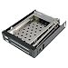 Produktbild LogiLink MR0006 Mobile Rack, schwarz, Aluminium, für 2x 3,5" SATA HDD