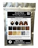 100% Natural Keratin Hair Fiber Refill For Hair Loss, Alopecia & Chemotherapy