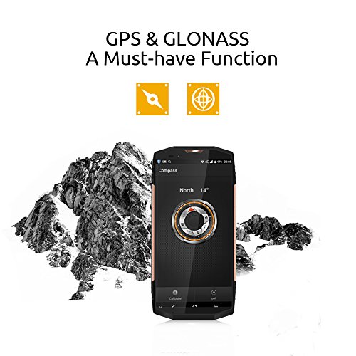 Rugged Phone, Blackview BV9000 (2018) 18: 9 HD + 5.7â€™â€™ Schermo da 4 GB RAM e 64 GB ROM 4G Smartphone, 13MP + 5MP Dual Rear Telecamere Cellulari, 4180mAh Big Battery con 12V 2A Fast Charge Android 7.1 Face ID-Oro