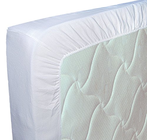 Nuit des Vosges 201911 Matratzenschoner, Molton, Bio-Baumwolle, Weiß, weiß, 160x200x cm - 2