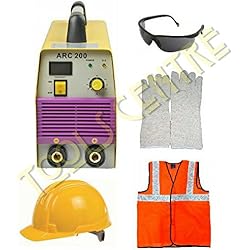 TOOLSCENTRE New Technology Inverter Welding Machine-Arc 200 With Safety Equipments & Welding Accessories Combo.