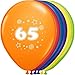 Produktbild Luftballons "Zahl - 65" Ø 30 cm 10 Stück - partydiscount24®