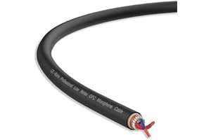 Audibax Silver BSM100 Black Bobina Cable Microfono Balanceado 100 Metros