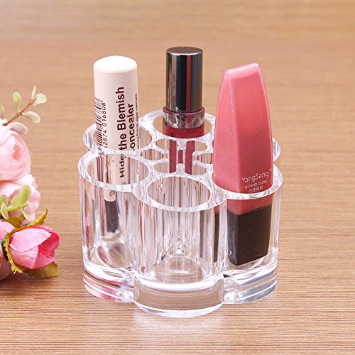 Acryl Make-up Pinsel Ständer Box Lippenstifthalter Pinselhalter Kosmetik Organizer kosmetisches Display Pinselständer Acryl Pinselständer von der Marke MyBeautyworld24