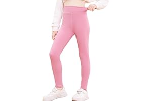 BALAYSIER Leggings Sportivi per Bambina e Ragazza Leggins Lunghi a Vita Alta per Lo Yoga e la Ginnastica