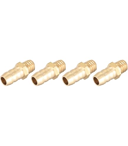 Tubo Acciaio Filettato 200mm Acciaio Inossidabile SS304 BSP Maschio × Maschio Filettato Raccordo Tubo 1/41/2 3/41(DN8*200mm=1/4