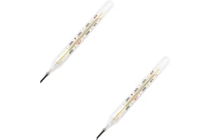 ASHLEYZJ Klinischen Thermometer/Fieber, Thermometer Klassisch Classic Analoges Fieberthermometer Leicht Lesen und Verwenden für Erwachsene, Kinder, ältere ohne Quecksilber
