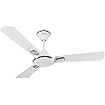 Havells 1200mm Festiva ES Ceiling Fan|Premium Finish|Energy Saving|Designer Fan for Home Decor|Elegant Look|230 m³/min Air Delivery|Hi-Speed Low Noise|100% Copper Motor (Pack of 1, Pearl White Silver)
