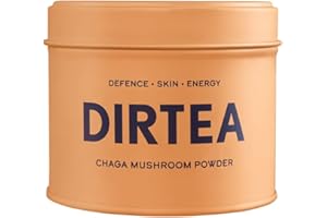 GENERIC Dirtea Chaga Mushroom Powder, for Defence, Skin & Energy, 1 Tin of Mushroom Powder, 60g, Containing 30 Servings