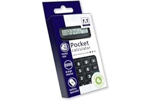 Anker International Stationary Pocket Calculator - Black