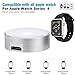 Produktbild Wokee Wireless Magnetisches Aluminium Ladekabel Ladestation Dock Halterung Pad für Apple Watch 40/44mm,Serie 4/3/2/1,MFI Zertifiziert (Silber)
