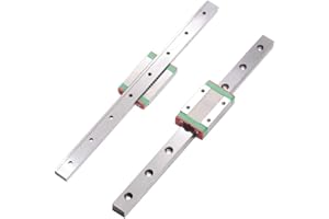 POWERFUL TOOLS Guida lineare, MGN12H Mini lineare, 100/150/200/250/300/350 mm, scorrimento lineare con MGN12H Carriage Block per stampanti 3D e macchina CNC