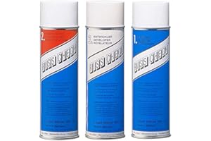 RISS CHECK – Kit control de grietas 3×500 ml – Spray limpiador grietas, spray detector rojo, spray contraste blanco – Ensayo no destructivo según norma DIN EN ISO 3452-2