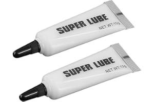 Lubrifiant Entweg, 2 pièces Super Lube Lubrifiant Graisse Lubrifiant Huile Anti-rouille Vis Rod Rail de guidage d'axe optique Réduire le bruit de friction pour les imprimantes 3D