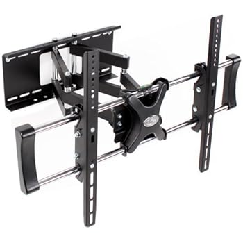 TecTake Supporto A Parete Inclinabile Per TV 26-55 Pollici (66-140 Cm) - VESA 50x50 A 400x400, Staffa In Acciaio