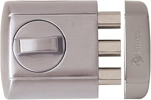 Lince 4940HC Supra Simply I Cerrojo acabado en plata I Sin Bombillo exterior I Cierre asegurado por 3 bulones I Apertura rápida y eficaz.