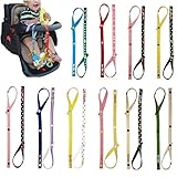 SwirlColor 5X New Sippy Pal No Drop Baby Bottle Toy Sippy Cup Holder Strap For Stroller