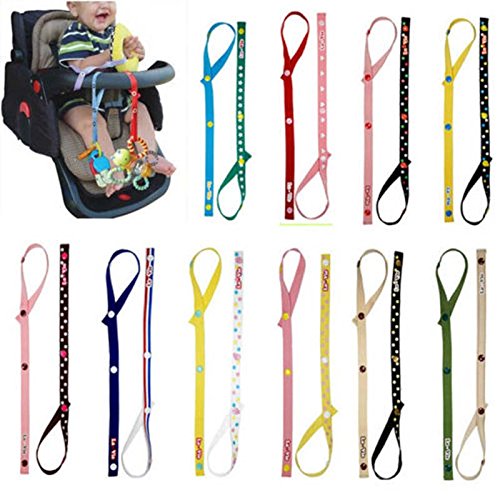 SwirlColor 5X New Sippy Pal No Drop Baby Bottle Toy Sippy Cup Holder Strap For Stroller