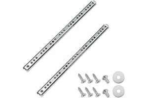 Dtoterul Guide per Cassetti 2 Pezzi Guide Scorrevoli Guide per Cassetti Estrazione Totale Guide per Cassetti con Cuscinetti a Sfera Binari Cassetti Scorrevoli 240mm 17mm