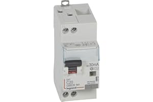 410706 Legrand Disjoncteur différentiel 20A type AC 30mA - courbe C - DX³4500 1P+N