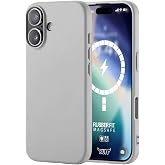 BUFF LABS iPhone 17 ile Uyumlu Rubber Fit Silikon Kılıf, Yumuşak, Kablosuz Şarj, Tam Koruma (Gri)