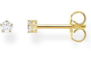 Pojedyncze kolczyki Thomas Sabo z białym kamieniem, małe, srebro 925 H2147