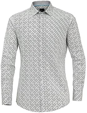 Venti Herren Businesshemd bügelfrei 100% Baumwolle - Slim Fit