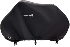RnCop Bike Cover for 1 or 2 Bikes, Waterproof Fade Resistant Oxford Fabric, Anti UV Dust Rain Cover for Mountain Road Bike Indoor Outdoor Storage（NOT FOR BICYCLE TRANSPORT）