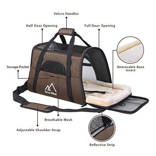 Sac de Transport Chat Terra Hiker pour Petits Chiens