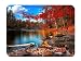Produktbild Mouse Pad - Red Leaves Over River - Customized Rectangle Non-Slip Rubber Mousepad Gaming Mouse Pad