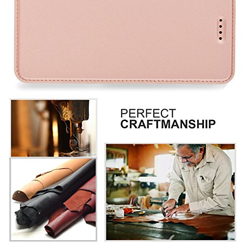 LG K8 2017 Hülle, IVSO Hohe Qualität Advanced Shock Absorption Technology Case Folio Tasche Cover für LG Mobile K8 (2017) Smartphone (5.0 Inch IPS Screen, 8GB Storage, Android 7.0) Smartphone (Für LG Mobile K8 (2017), Rose Gold) - 3