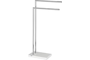 Wenko Noble White 204871000 Towel and Clothes Rack 45.5x20x82 cm White Poly-Resin and Chrome