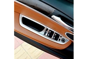 ‎HIGH FLYING HIGH FLYING für X5 E70 2008-2013 / X6 E71 Interieur Türverkleidungen Dekor 4 Stück Edelstahl Silber