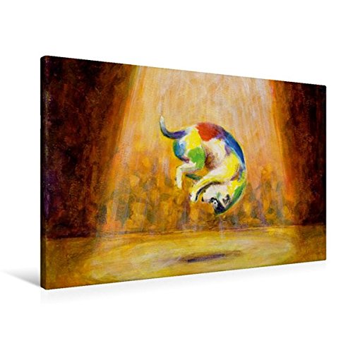Premium Textil-Leinwand 90 cm x 60 cm quer, Bekannt wie ein bunter hund sein | Wandbild, Bild auf Keilrahmen, Fertigbild auf echter Leinwand, Leinwanddruck: Serie Sprichwörter (CALVENDO Spass)