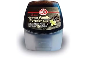 RUF - Pasta de Vainilla, Extracto de Vainilla, 20% Vainilla Natural, Ideal para refinar Postres - 77g