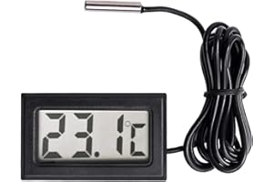 LILOVE Nouveau Thermometre LCD numerique Capteur de sonde de jauge de Temperature de Plage de -50 Celsius C a + 110 Celsius C