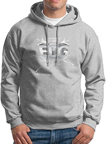 YOcioGo Men's EDward Gaming Hooded Sweatshirt -  Grey - 