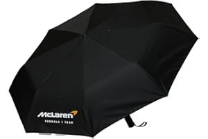 McLaren Ombrello telescopico compatto ufficiale F1 2022 nero, Nero , M