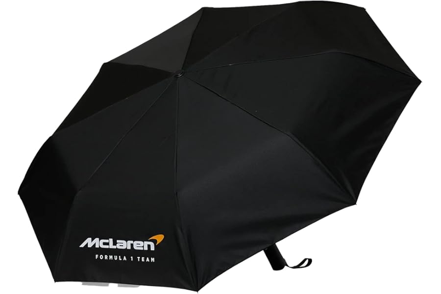 McLaren F1 2022 Official Compact Telescopic Umbrella Black