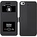 Produktbild Xiaomi Mi 5S Hülle , Anzhao [Magnetverschluss] Flip Cover Hülle mit Faltbaren Ständer und Sichtfenster [View Window] für Xiaomi Mi 5S (Schwarz)