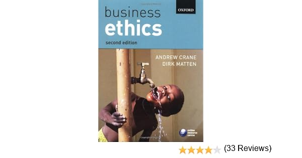 Business Ethics Crane Matten Pdf Writer