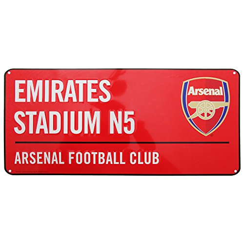 Arsenal Panneau de Rue avec écusson du Club de Football