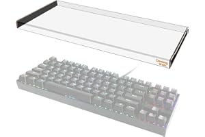 Desing Wish 87 Tasten Tastaturabdeckung für Redragon K552 Wasserbeständiger Halb Abgedeckter Acryldeckel Anti Staub & Anti Hitting Tastatur Schutz Staubabdeckung Kompatibel mit Redragon K552 Zubehör