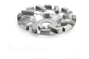 CT&T INDUSTRIE Diamantschleifteller Schleifscheiben Ø 230 mm und 22.23mm Loch Schleiftopf mit Kreuz Doppel Zahn