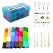 Produktbild DIY Bunt Polymer Clay 24 Farben Creative Street Model Clay Soft Molded Ofen Backen Ton Kit mit Aufbewahrungsbox Werkzeug und Zubehör 500 g