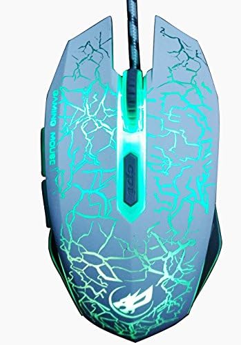 High Precision DPI Symmetrical Optical USB Wired Mouse with 6 Buttons Gaming Mouse ,Ergonomic Mice for Pro Gamer