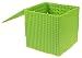 Produktbild Strictly Briks The Cube - Baustein-Set mit Aufbewahrungsbox - 6 steckbare doppelseitige Platten mit großen & kleinen Noppen - kompatibel mit Allen großen Marken - 16,5 x 16,5 x 16,5 cm - Neongrün