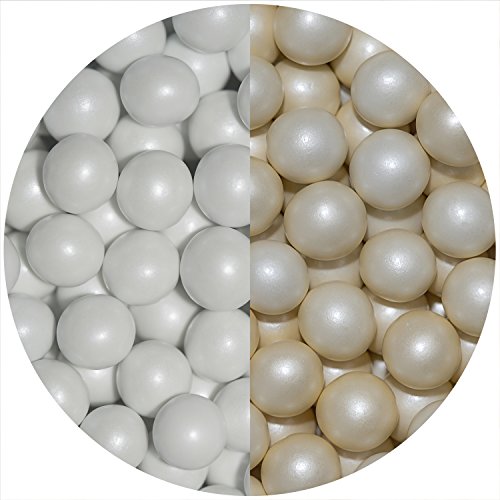 1kg Crispy Schokoperlen Schokokugeln EinsSein® MIX weiss-creme Perlglanz Gastgeschenke Hochzeit Hochzeitsmandeln Zuckermandeln Schokomandeln Candy Bar Bonbons Schokotafeln Dragees Taufmandeln