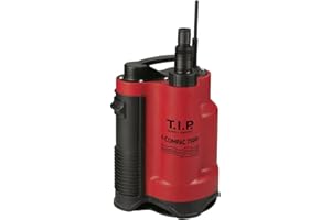 Bomba sumergible para aguas residuales T.I.P. 30190 I-Compac 7500, caudal de hasta 7,5 l/h, 18 x 13 x 30 cm